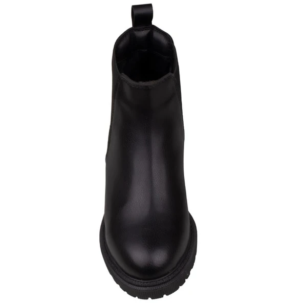 Pierre Cardin Siyah Casual Kadın Chelsea Bot - Resim 6