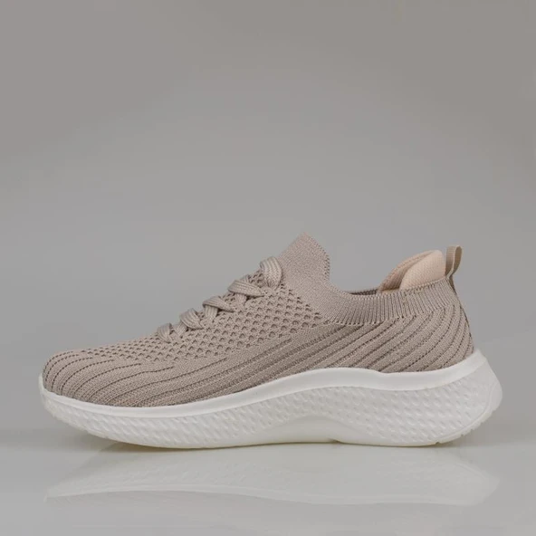 M2S Bej Sally Ultra Hafif Kadın Günlük Sneaker - Resim 3