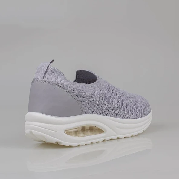 M2S Gri Nalia Kadın Air Taban Yazlık Sneaker - Resim 4