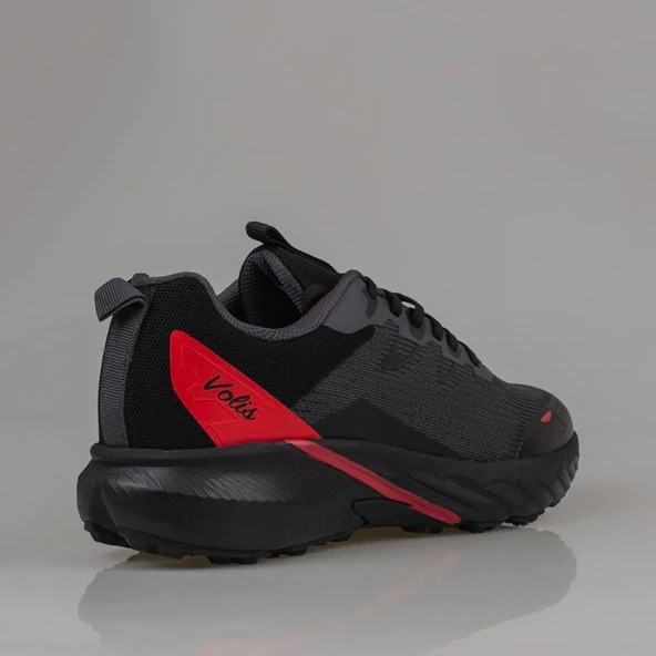 M2S Siyah Esnek Taban Erkek Kaymaz Spor Ayakkabı - Resim 4