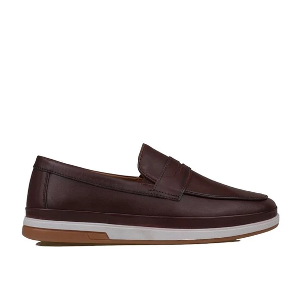 Slayka Kahverengi Elite Hakiki Deri Erkek Casual Ayakkabı - Resim 2