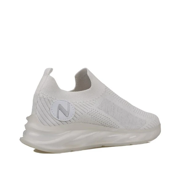 M2S Beyaz Marla Kadın Lastikli Ortopedik Sneaker - Resim 4