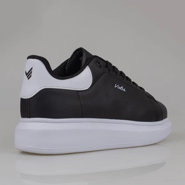 M2S Siyah-Beyaz Momp Erkek Memory Foam Taban Sneaker - Resim 3