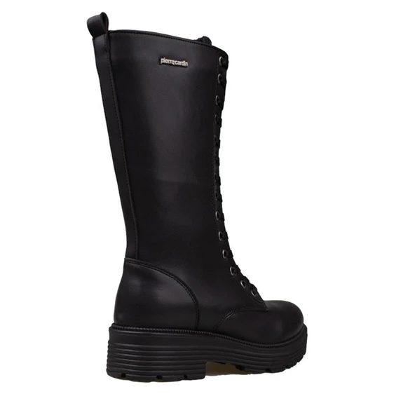 Pierre Cardin Siyah Postal Kadın Yarım Çizme PC-52504 - Resim 4