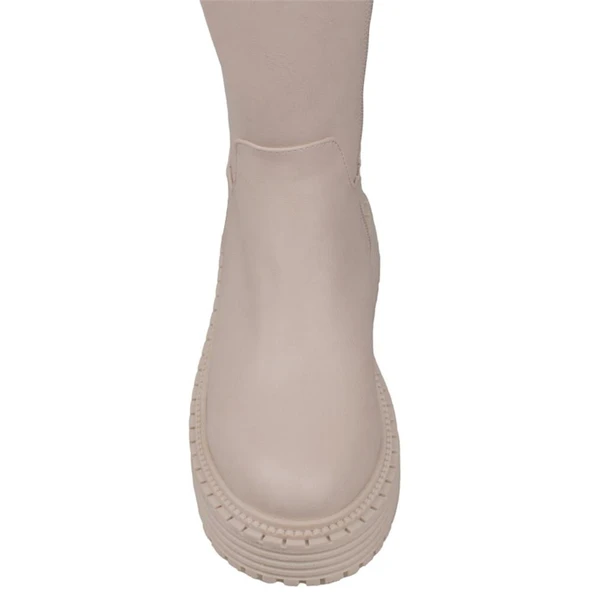 Pierre Cardin Krem Bağcıksız Postal Bot PC-52419 - 5