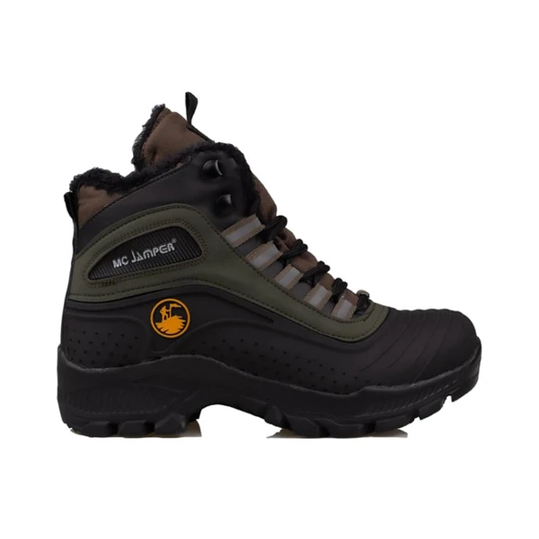 Trend Adımlar Haki Kalın Taban Unisex Trekking Bot ürün görseli