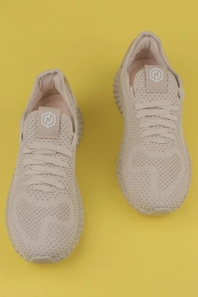M2S Bej Nest Unisex Yazlık Ultra Hafif  Esnek Sneaker - Resim 5