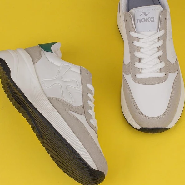 M2S Beyaz Cruz Erkek Ultra Hafif Sneaker - Resim 4