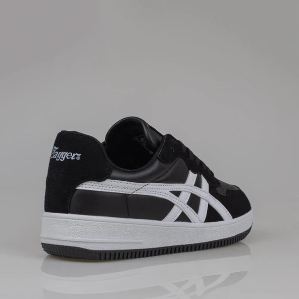 Tayger Siyah Unisex Kaymaz Tabanlı Sneaker - Resim 4