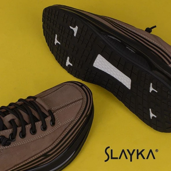 Slayka Kahverengi Hamada Erkek Hafif Mikro Köpük Casual Ayakkabı - Resim 4