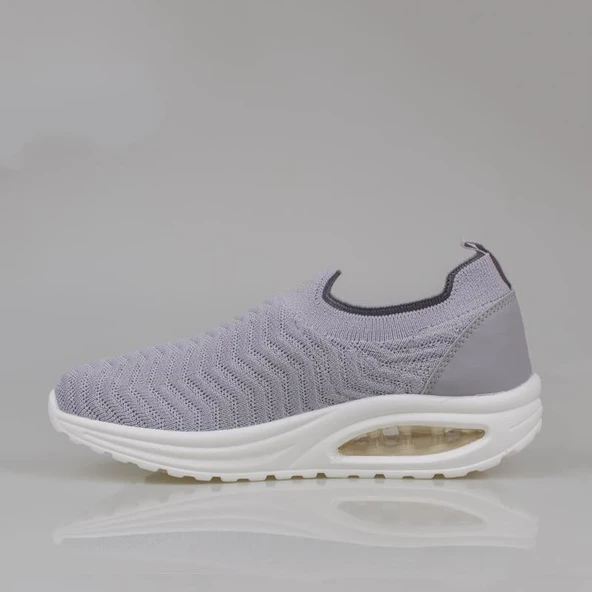 M2S Gri Nalia Kadın Air Taban Yazlık Sneaker - Resim 3