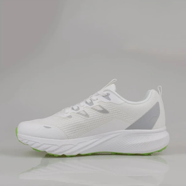 M2S Beyaz Esnek Taban Erkek Kaymaz Spor Ayakkabı - Resim 4