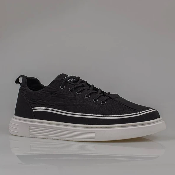 M2S Siyah Giza Lastikli Erkek Sneaker - 2