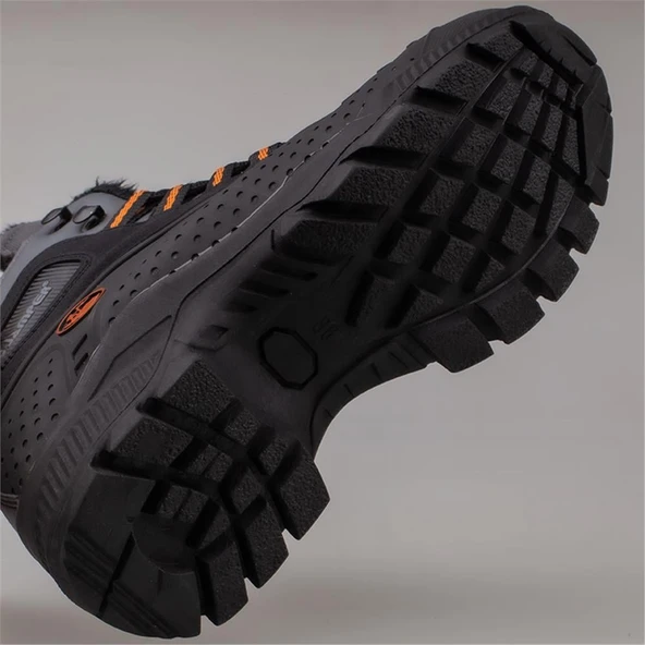 Trend Adımlar Füme Kalın Taban Unisex Trekking Bot - 5