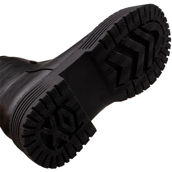 Pierre Cardin Siyah Bağcıksız Postal Bot PC-52419 - Resim 6