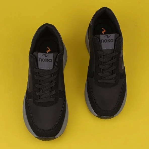 M2S Siyah Cruz Erkek Ultra Hafif Sneaker - Resim 5