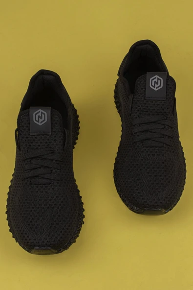 M2S Siyah Nest Erkek Yazlık Sneaker - Resim 5