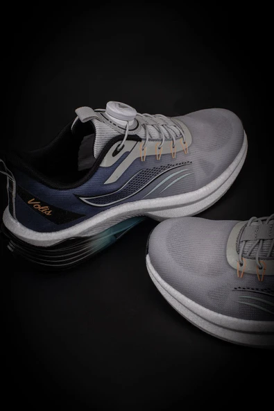 M2S Gri Akıllı Bağcık Erkek Sneaker - 6