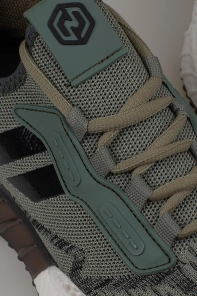 M2S Haki Cedric Erkek Tekstil Köpük Taban Sneaker - Resim 7