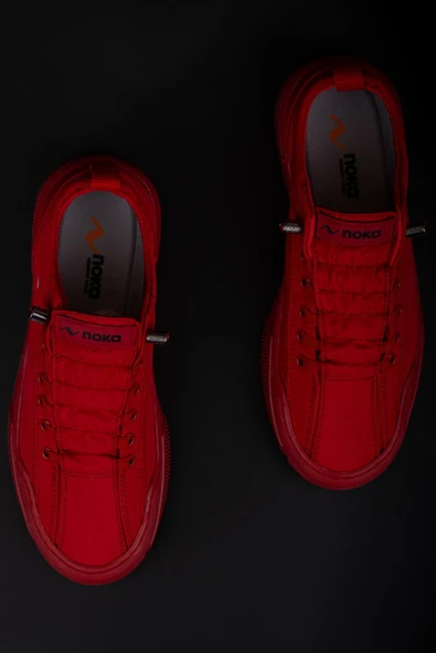 M2S Kırmızı Champ Unisex Lastikli Sneaker - Resim 5