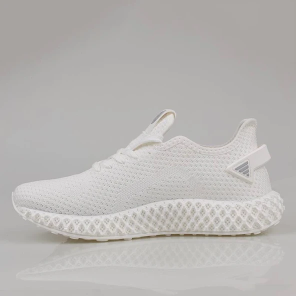 M2S Beyaz Nest Unisex Yazlık Ultra Hafif  Esnek Sneaker - Resim 3