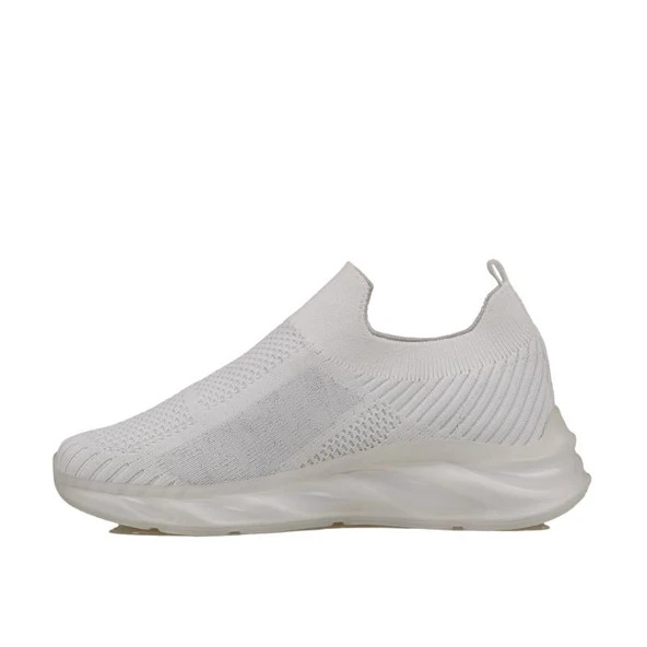 M2S Beyaz Marla Kadın Lastikli Ortopedik Sneaker - Resim 3