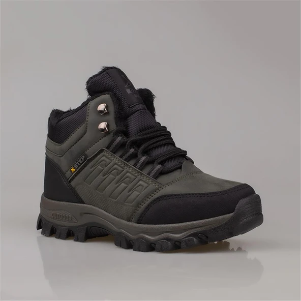 Trend Adımlar Haki Trekking Unisex Spor Bot - Resim 2