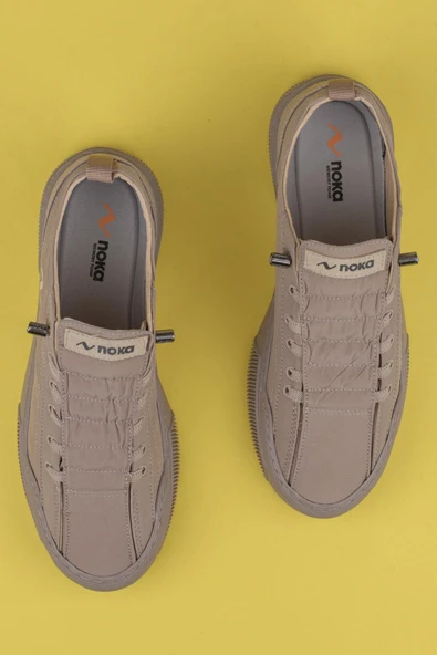 M2S Bej Champ Erkek Lastik Sneaker - Resim 5