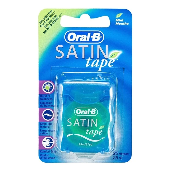 Oral B Satin Tape Ferahlık ve Temizlik Hissi Veren Diş İpi 25m - 1