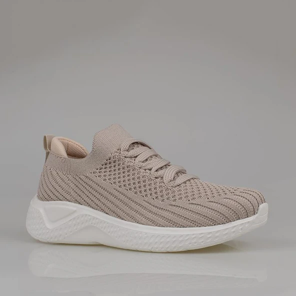 M2S Bej Sally Ultra Hafif Kadın Günlük Sneaker - Resim 2