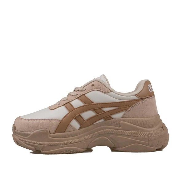 Tayger Bej Kalın Taban Kadın Sneaker - 3