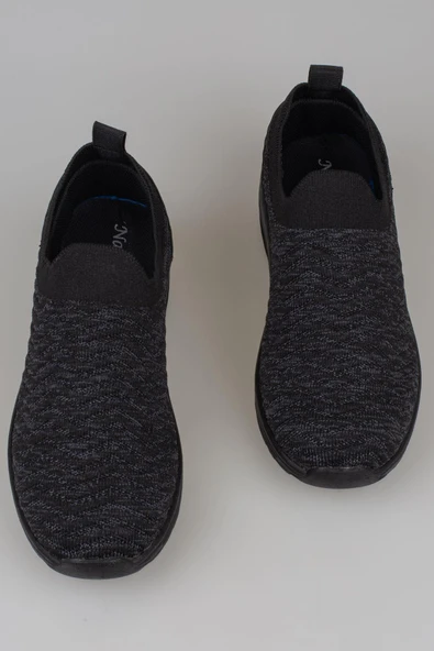 M2S Siyah Nalia Kadın Air Taban Yazlık Sneaker - Resim 6