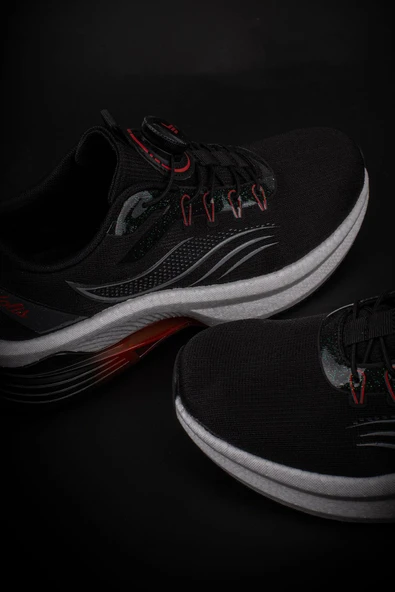 M2S Siyah Akıllı Bağcık Erkek Sneaker - 6