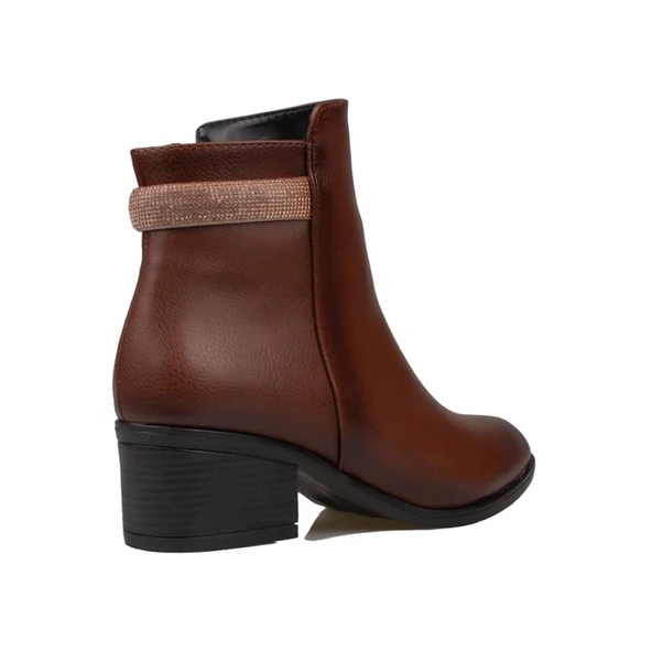 M2S Taba Kadın Lastik Taban Klasik Bot - Resim 4