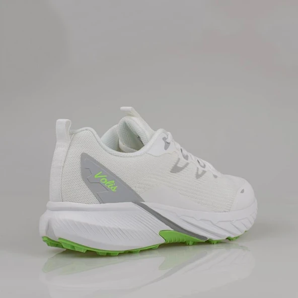 M2S Beyaz Esnek Taban Erkek Kaymaz Spor Ayakkabı - Resim 3