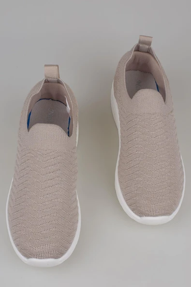 M2S Bej Nalia Kadın Air Taban Yazlık Sneaker - Resim 5