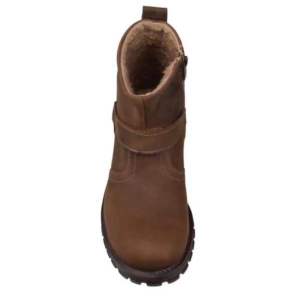 Trend Adımlar Vizon Hakiki Nubuk Deri Unisex Bot - Resim 4