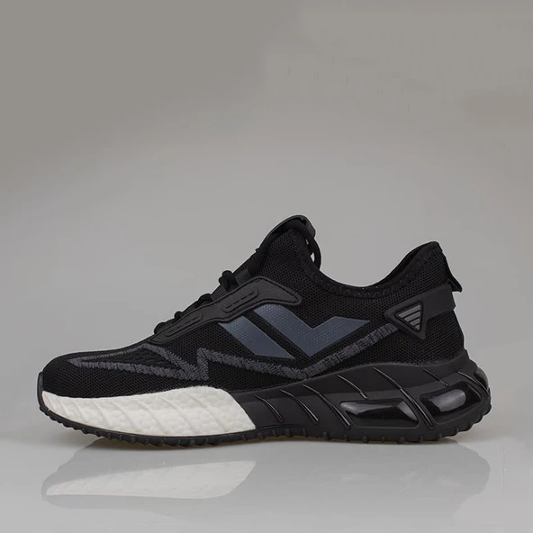 M2S Siyah Cedric Erkek Tekstil Köpük Taban Sneaker - Resim 3