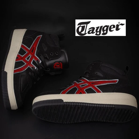 Tayger Kırmızı Uzun Boğaz Unisex Sneaker - 6
