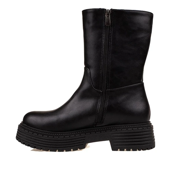 Pierre Cardin Siyah Bağcıksız Postal Bot PC-52419 - Resim 3