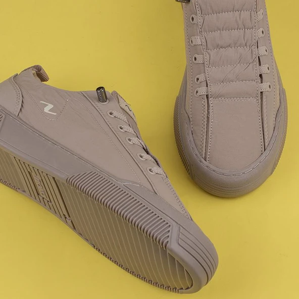 M2S Bej Champ Unisex Lastikli Sneaker - Resim 5