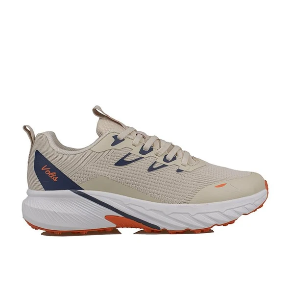 M2S Bej Esnek Taban Erkek Kaymaz Spor Ayakkabı ürün görseli