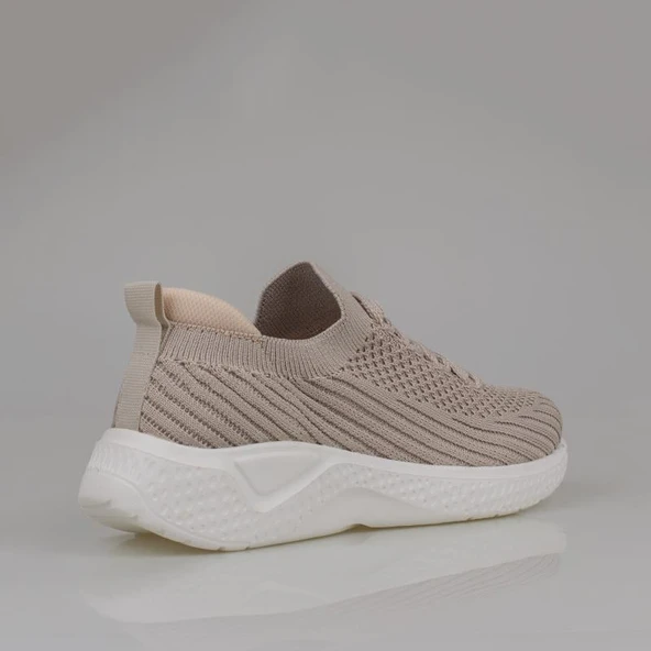 M2S Bej Sally Ultra Hafif Kadın Günlük Sneaker - Resim 4