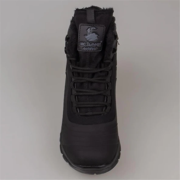 Trend Adımlar Siyah Kalın Taban Unisex Trekking Bot - Resim 6