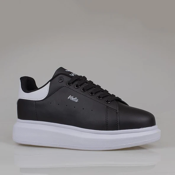 M2S Siyah-Beyaz Momp Erkek Memory Foam Taban Sneaker - Resim 2