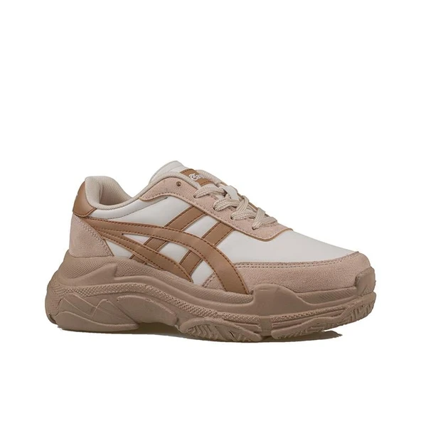 Tayger Bej Kalın Taban Kadın Sneaker - 1