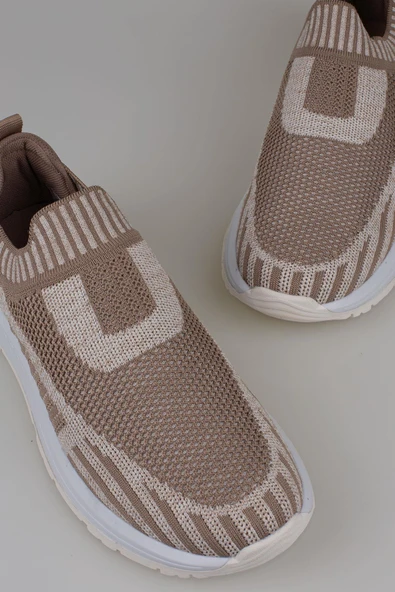 M2S Bej Naturex Erkek Bağcıksız Ultra Hafif Dokuma Spor - Resim 6