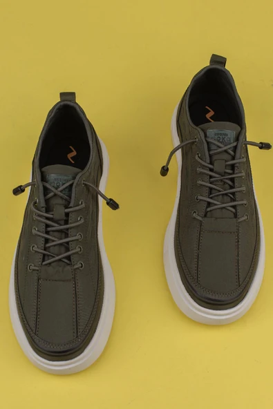 M2S Yeşil Giza Lastikli Erkek Sneaker - 5