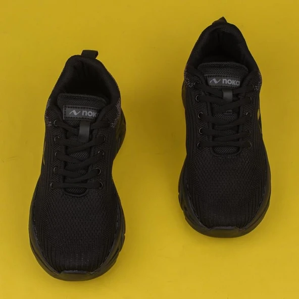 M2S Siyah Adel Kadın Ultra Esnek Hafif Sneaker - Resim 6