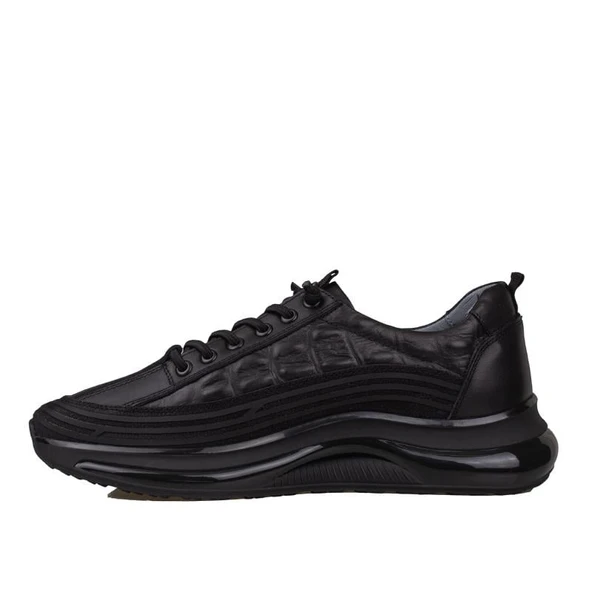 Slayka Siyah Hamada Erkek Hafif Mikro Köpük Casual Ayakkabı - Resim 3